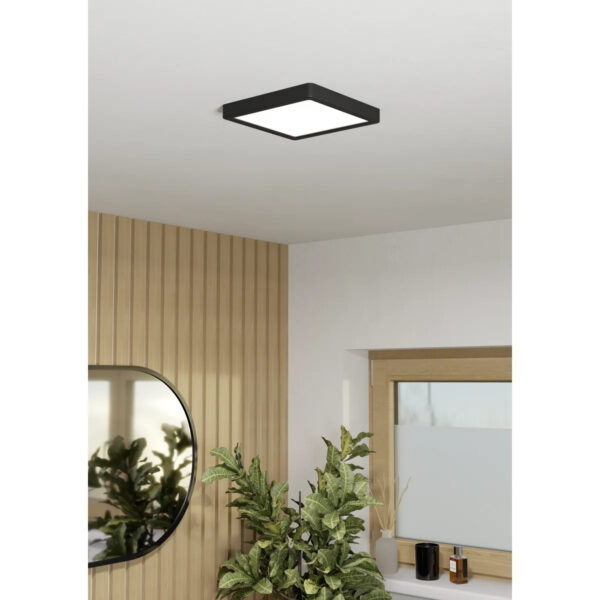 Plafoniera FUEVA 6 LED 10,5W 2700K, 4000K, 6500K IP44 Eglo 901329 – Iluminat interior, Corpuri de iluminat – imagine în ambient modern – partener oficial Eglo