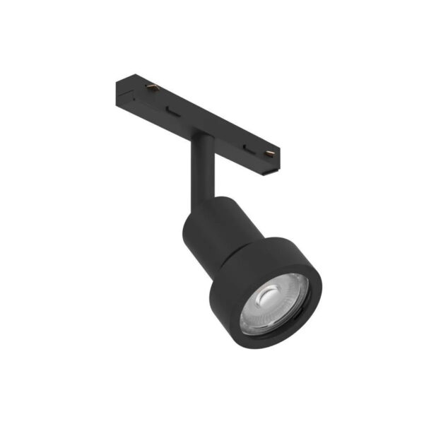 Spot pentru sina EASYT SPOT RING GU10-LED 1X10W IP20 Eglo 901648 – Iluminat interior, Corpuri de iluminat – vedere frontală – partener oficial Eglo