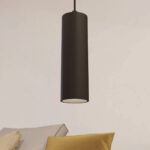 Pendul sina EASYT PENDANT GU10 1X10W IP20 D60mm Eglo 901651 – Plastic, Negru, "9008606323432" – detaliu material și finisaj – partener oficial Eglo