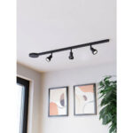 Sistem EASYT SET 3 SPOTS GU10-LED 3X10W  Eglo 901653 – Iluminat interior, Corpuri de iluminat – imagine în ambient modern – partener oficial Eglo