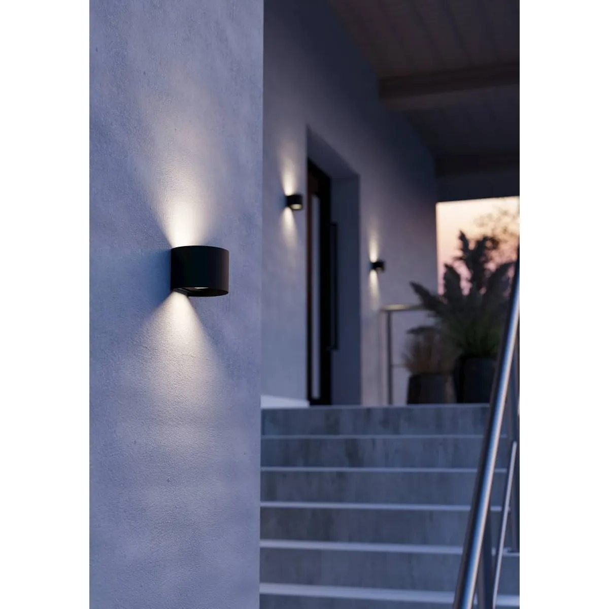 Aplica exterior EGLO SAN TELMO 90184 - E27 1X60W IP23 - Sticla - Maro Antichizat – Iluminat exterior, Corpuri de iluminat – imagine în ambient modern – partener oficial Eglo