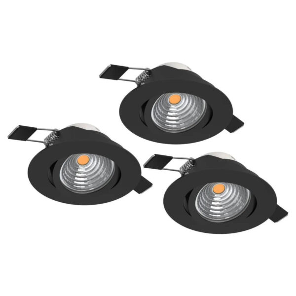 Set 3 spoturi Saliceto Eglo 902281 – LED 3X6W 4000K IP20 D88
