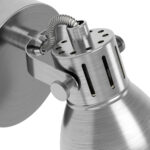 Aplica spot EGLO SERAS 96552 - GU10 1X3.3W D100mm - Otel - Nichel Antichizat - Crem – Iluminat interior, Corpuri de iluminat – detaliu material și finisaj – partener oficial Eglo