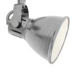 Aplica spot EGLO SERAS 96553 - GU10 2X3.3W - Otel - Nichel Antichizat - Crem – Iluminat interior, Corpuri de iluminat – detaliu material și finisaj – partener oficial Eglo