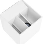 Aplica exterior EGLO CALPINO 97241 - LED 2X3.3W 680lm 3000K IP54 - Aluminiu turnat - Alb – Iluminat exterior, Corpuri de iluminat – detaliu material și finisaj – partener oficial Eglo
