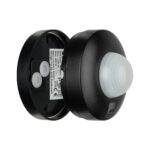 Senzor de miscare 360 Grade 12m EGLO DETECT ME 6 97422 - IP44 D90mm - Negru – Iluminat exterior, Corpuri de iluminat – detaliu material și finisaj – partener oficial Eglo