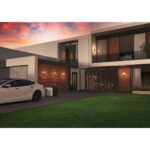 Aplica exterior EGLO RIFORANO 98726 - LED 2X5W 1100lm 3000K IP44 - Aluminiu turnat - Alb – Iluminat exterior, Corpuri de iluminat – imagine în ambient modern – partener oficial Eglo