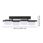 Plafoniera ERVIDEL LED 4X4,5W Eglo 98874 – Iluminat interior, Corpuri de iluminat – dimensiuni tehnice – partener oficial Eglo