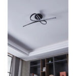 Plafoniera EGLO SELVINA 1 99323 - LED 21W 3150lm 3000K - Aluminiu - Otel - Alb – Iluminat interior, Corpuri de iluminat – imagine în ambient modern – partener oficial Eglo