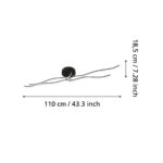 Plafoniera EGLO SELVINA 1 99323 - LED 21W 3150lm 3000K - Aluminiu - Otel - Alb – Iluminat interior, Corpuri de iluminat – dimensiuni tehnice – partener oficial Eglo