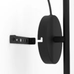 Aplica CANTERRAS E27 1X40W Eglo 99546 – Otel, Negru, Terrazzo, Alb, Gri, "9002759995461" – detaliu material și finisaj – partener oficial Eglo
