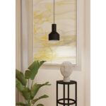 Pendul CASIBARE E27 1X40W Eglo 99551 – Otel, Negru, "9002759995515" – imagine în ambient modern – partener oficial Eglo
