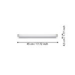 Aplica TRAGACETE 1 IP44 7,5W Eglo 99776 – Iluminat interior, Baie – dimensiuni tehnice – partener oficial Eglo