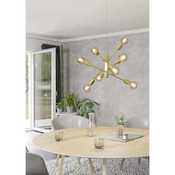 Lustra Gradoli 1 Eglo 99811 - E27 8X40W IP20
