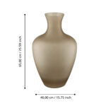 Vaza de sticla LONGKALI D400mm Eglo 421379 – Decoratiuni, Brass Chic – dimensiuni tehnice – partener oficial Eglo