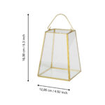 Felinar AMBATOBE 125x125x160mm Eglo 422535 – Decoratiuni, Brass Chic – dimensiuni tehnice – partener oficial Eglo