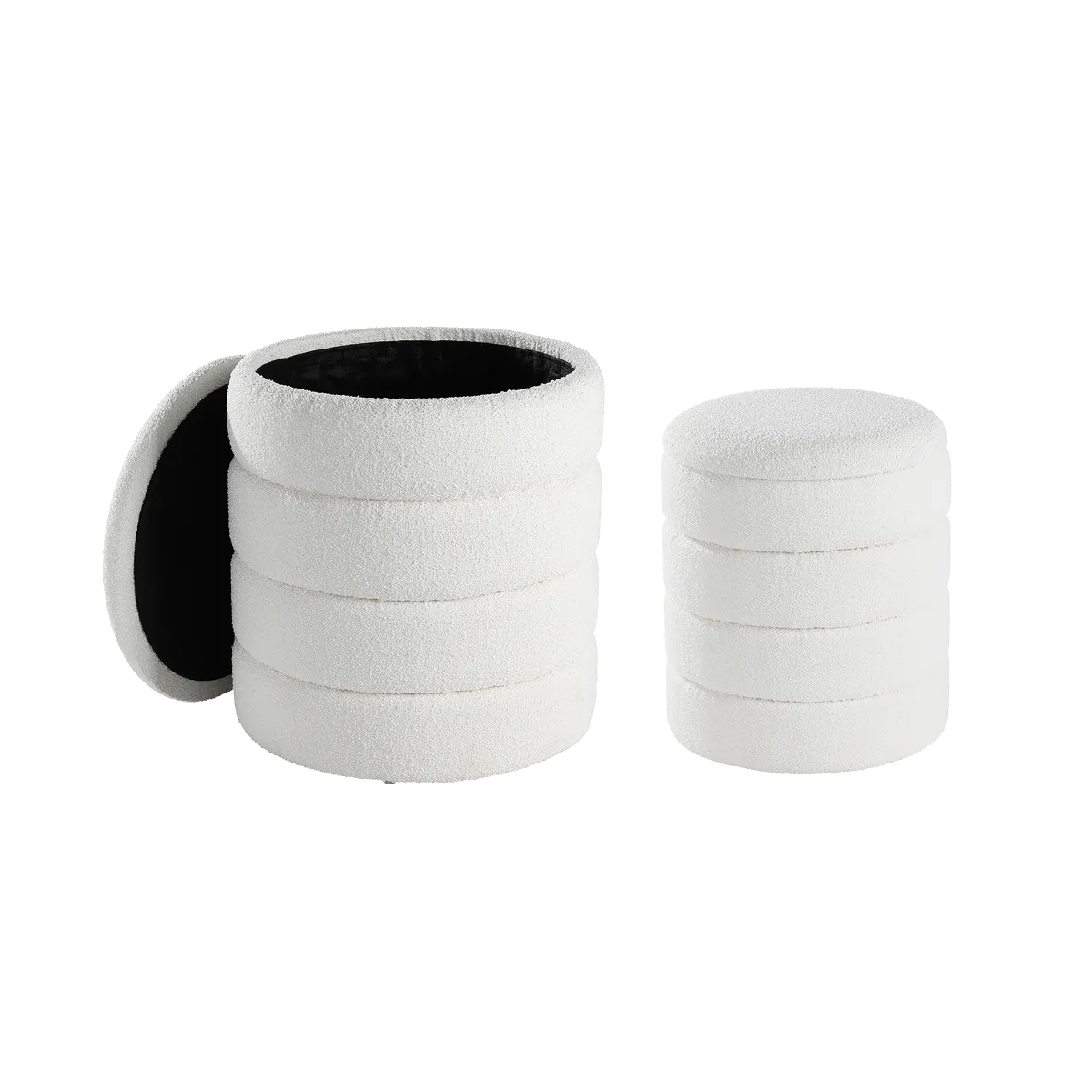 Scaun AMPAHAKA Ø400mm Eglo 424125 Scaun AMPAHAKA D400mm Eglo 424125 – Decoratiuni, Nordic Harmony – vedere frontală – partener oficial Eglo