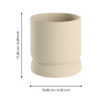 Ghiveci PARKENT D160mm Eglo 428148 – Decoratiuni, Natural Tones – dimensiuni tehnice – partener oficial Eglo