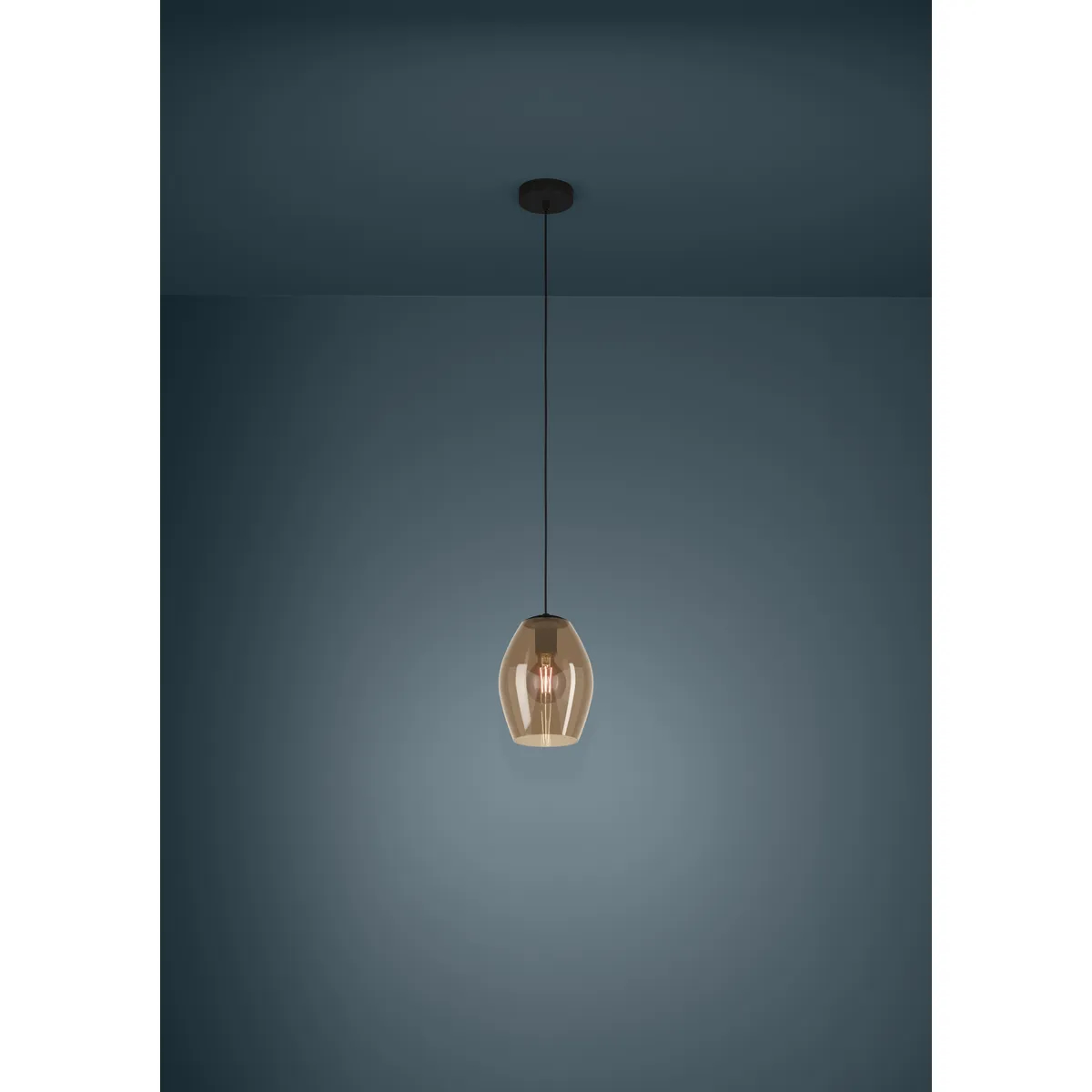 Pendul Estanys 1 Eglo 390159 - E27 1X40W IP20 D190