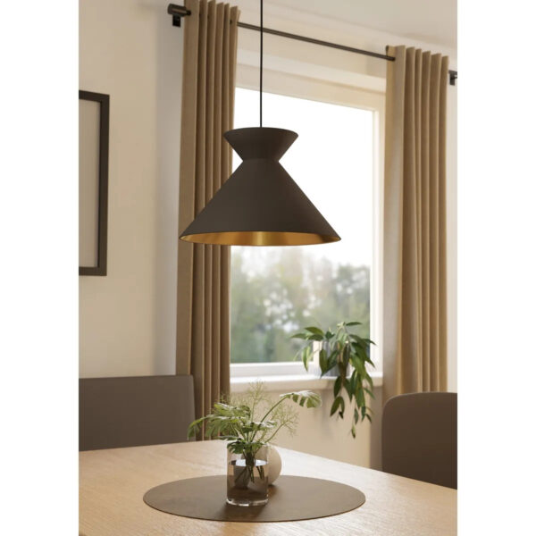Pendul Nastasia Eglo 900347 - E27 1X40W IP20 D380