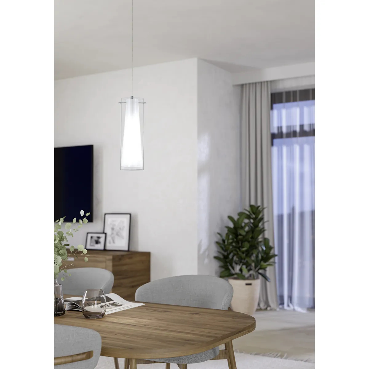 Pendul Pinto Eglo 89832 - E27 1X40W IP20 D110
