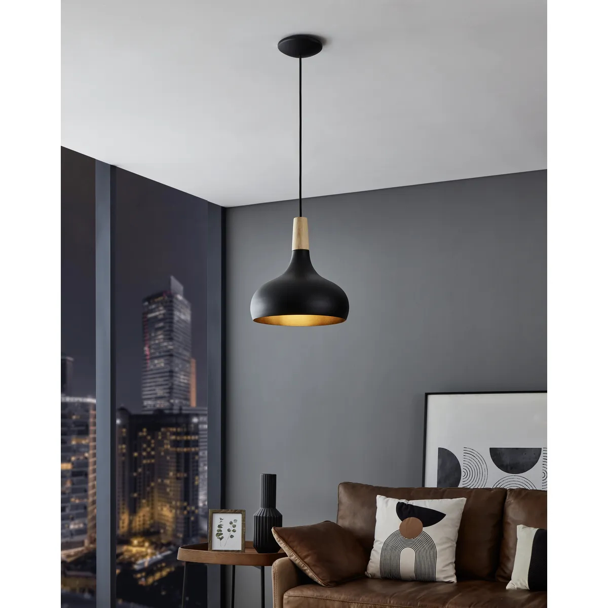 Pendul Sabinar Eglo 900162 - E27 1X40W IP20 D280