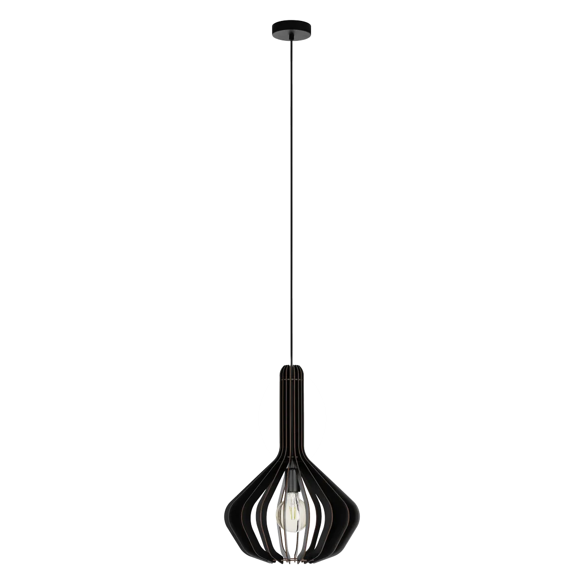 Pendul Velasco Eglo 900154 - E27 1X40W IP20 D380