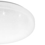 Plafoniera EGLO FRANIA-S 97878 - LED 17.3W 2000lm 3000K D330mm - Efect de cristal - Alb