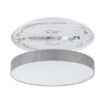 Plafoniera EGLO ROMAO 97784 - LED 60W 5800lm 3000-5000K D760mm - Otel - Alb - Gri