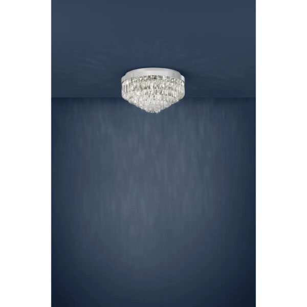 Plafoniera EGLO VALPARAISO 1 39489 - E14 8X40W D480mm - Cristal - Transparent