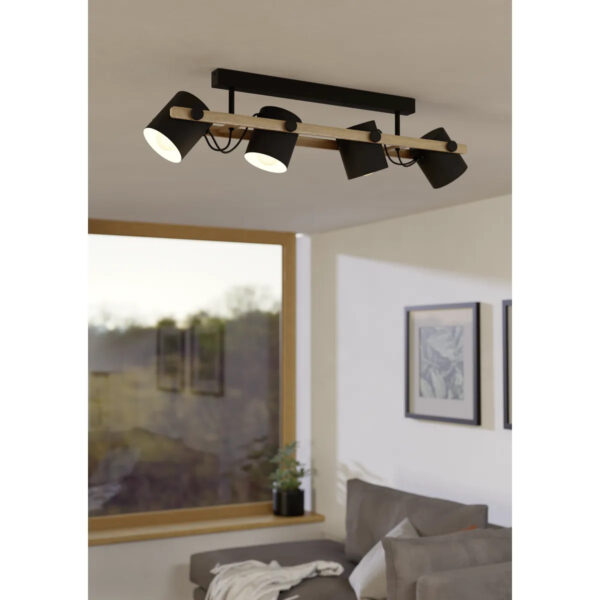 Plafoniera Hornwood Eglo 43558 - E27 4X28W IP20