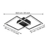 Plafoniera Lejias Eglo 99799 - LED 21W 3000K IP20