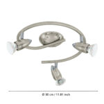 Plafoniera Magnum-LED Eglo 92643 – GU10 3X2,8W 3000K IP20