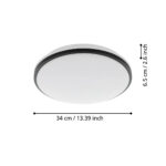 Plafoniera Pinetto Eglo 900366 - LED 15,6W 4000K IP44 D340