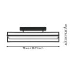 Plafoniera Siberia Eglo 900465 - LED 34W 3000K-6500K IP20