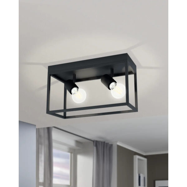 Plafoniera Silentina Eglo 98332 - E27 2X40W IP20