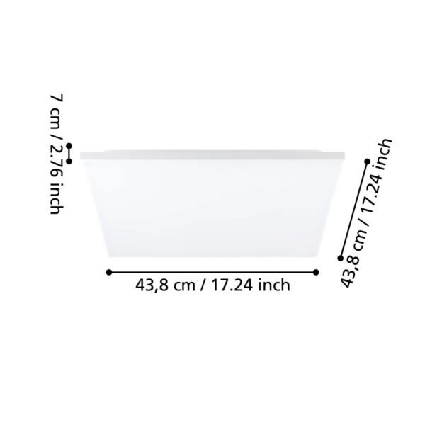 Plafoniera Turcona-B Eglo 99844 - LED 21W 3000K IP20