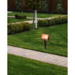 Proiector exterior cu telecomanda EGLO FAEDO 4 98185 - LED RGB+WW 10W 700lm 3000K IP44 - Negru
