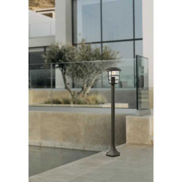 Stalp exterior EGLO ALORIA 93408 - E27 1X60W IP44 - Negru