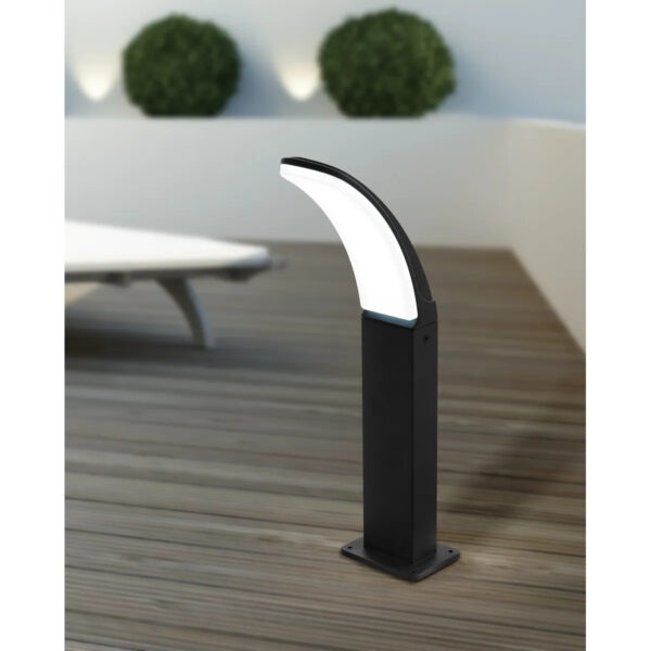 Stalp exterior EGLO FIUMICINO 98151 - LED 1X11W 1300lm 3000K IP44 - Negru