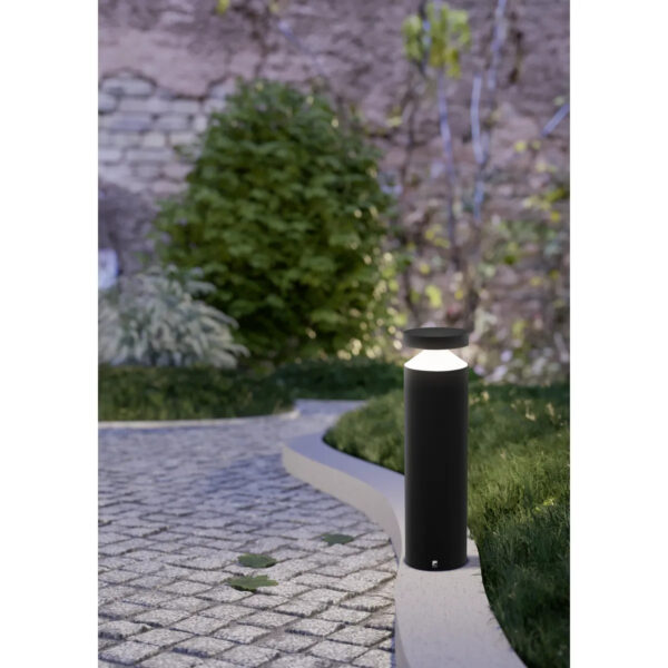 Stalp exterior EGLO MELZO 97632 - LED 1X11W 950lm 3000K IP44 D135mm - Negru