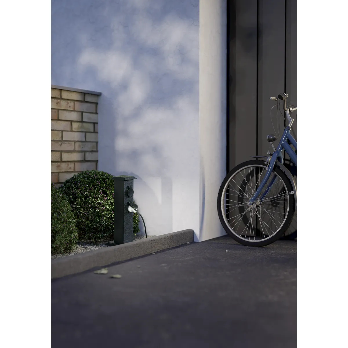 Stalp exterior EGLO PARK 4 93426 - IP44 - Negru