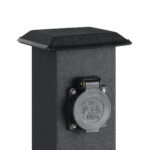 Stalp exterior EGLO PARK 4 93426 - IP44 - Negru