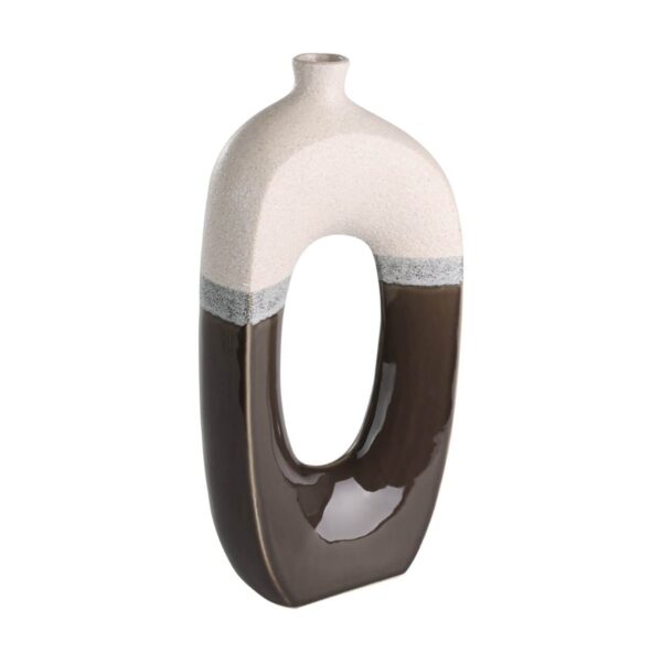 Vaza ceramica IWATE 210x80x410mm Eglo 421519 – Decoratiuni, Brass Chic – vedere frontală – partener oficial Eglo