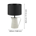 Veioza Kensal Eglo 43642 - E27 1X40W IP20