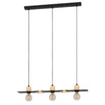 Lustra Bramerton Eglo 43752 - E27 3X40W IP20