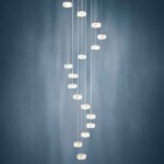 Lustra cu cristale Corliano 1 Eglo 39546 - LED 17X4,5W 8500Lm 3000K Dimabila