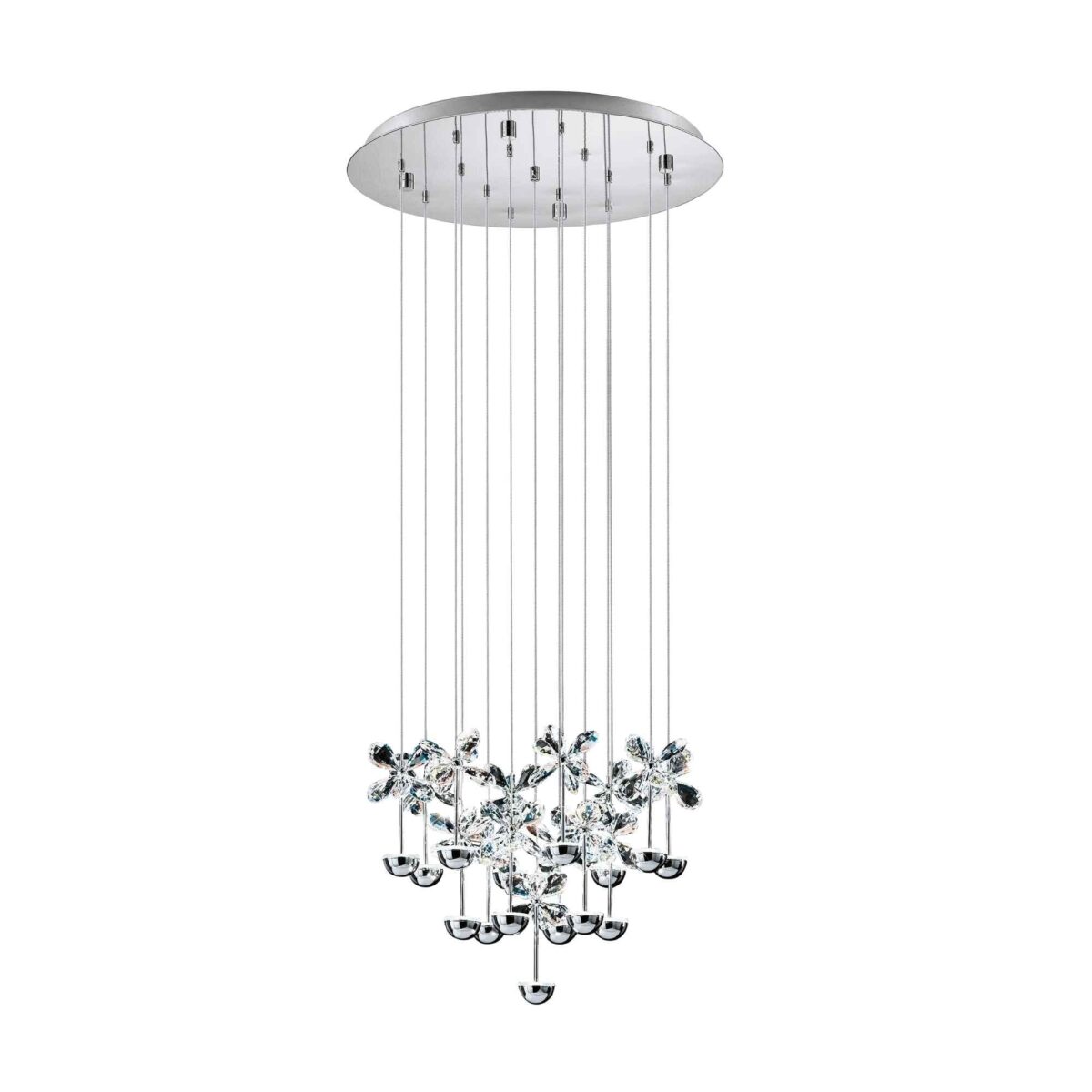 Lustra cu cristale Pianopoli Eglo 93662 - LED 15X2.5W 4050Lm 3000K