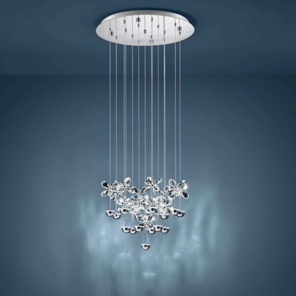 Lustra cu cristale Pianopoli Eglo 93662 - LED 15X2.5W 4050Lm 3000K