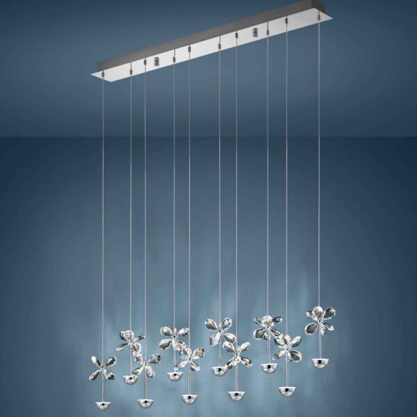 Lustra cu cristale Pianopoli Eglo 93663 - LED 10X2.5W 2700Lm 3000K